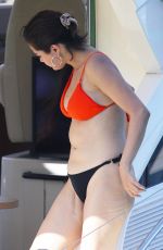 SELENA GOMEZ in Bikini on a Boat in Sydney Harbour 03/19/2018
