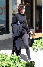 SELENA GOMEZ Leaves a Gym in Hollywood 03/29/2018