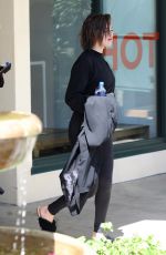 SELENA GOMEZ Leaves a Gym in Hollywood 03/29/2018