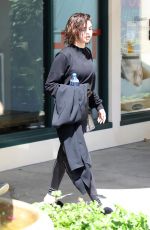 SELENA GOMEZ Leaves a Gym in Hollywood 03/29/2018