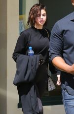 SELENA GOMEZ Leaves a Gym in Hollywood 03/29/2018