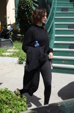 SELENA GOMEZ Leaves a Gym in Hollywood 03/29/2018