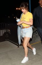 SELENA GOMEZ Leaves Roller Skating in Glendale 03/27/2018