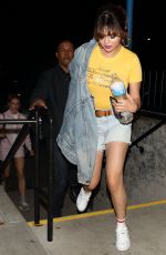 SELENA GOMEZ Leaves Roller Skating in Glendale 03/27/2018