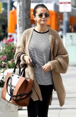 SELENA GOMEZ Out for Breakfast in Hollywood 03/08/2018