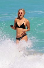 SELENA WEBER in Bikini on the Beach in Miami 03/07/2018