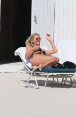 SELENA WEBER in Bikini on the Beach in Miami 03/07/2018