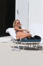 SELENA WEBER in Bikini on the Beach in Miami 03/07/2018