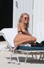SELENA WEBER in Bikini on the Beach in Miami 03/07/2018