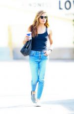 SELMA BLAIR in Tank Top and Jeans Out in Los Angeles 03/19/2018