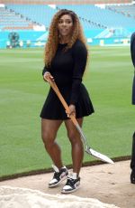 SERENA WILLIAMS at Miami Open at Hard Rock Stadium Ground Breaking in Miami 03/19/2018