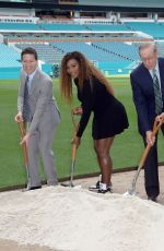 SERENA WILLIAMS at Miami Open at Hard Rock Stadium Ground Breaking in Miami 03/19/2018