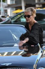 SHARON STONE Gets a Parking Ticket in Beverly Hills 03/06/2018