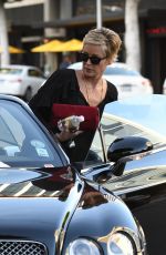 SHARON STONE Gets a Parking Ticket in Beverly Hills 03/06/2018