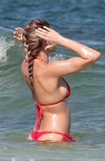 SHAYNA TAYLOR in Bikini on the Beach in Tulum 03/06/2018