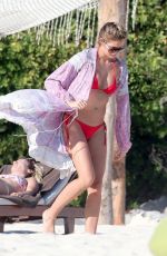 SHAYNA TAYLOR in Bikini on the Beach in Tulum 03/06/2018