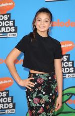 SIENA AGUDONG at 2018 Kids’ Choice Awards in Inglewood 03/24/2018