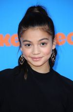 SIENA AGUDONG at 2018 Kids’ Choice Awards in Inglewood 03/24/2018