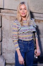 SIENNA MILLER at Louis Vuitton Fashion Show in Paris 03/06/2018