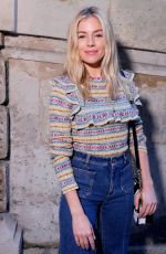 SIENNA MILLER at Louis Vuitton Fashion Show in Paris 03/06/2018