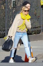SIENNA MILLER Out in New York 03/01/2018