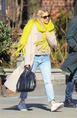 SIENNA MILLER Out in New York 03/01/2018