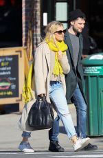 SIENNA MILLER Out in New York 03/01/2018