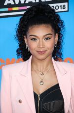 SIERRA CAPRI at 2018 Kids’ Choice Awards in Inglewood 03/24/2018