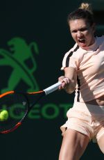 SIMONA HALEP at 2018 Miami Open in Key Biscayne 03/22/2018