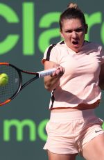 SIMONA HALEP at 2018 Miami Open in Key Biscayne 03/22/2018