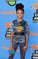 SKAI JACKSON at 2018 Kids’ Choice Awards in Inglewood 03/24/2018