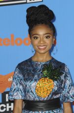 SKAI JACKSON at 2018 Kids’ Choice Awards in Inglewood 03/24/2018