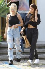 SOFIA RICHIE and LOTTIE MOSS Shopping at Elder Statesman in West Hollywood 03/19/2018