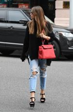 SOFIA VERGARA in Ripped Jeans Out in Beverly Hills 03/20/2018