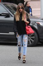 SOFIA VERGARA in Ripped Jeans Out in Beverly Hills 03/20/2018