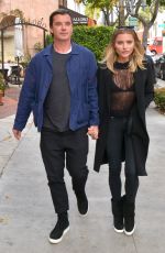 SOPHIA THOMALLA and Gavin Rossdale at Via Alloro in Beverly Hills 03/07/2018