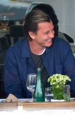 SOPHIA THOMALLA and Gavin Rossdale at Via Alloro in Beverly Hills 03/07/2018