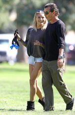 SOPHIA THOMALLA and Gavin Rossdale Out at a Park in Los Angeles 03/29/2018