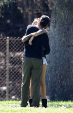 SOPHIA THOMALLA and Gavin Rossdale Out at a Park in Los Angeles 03/29/2018