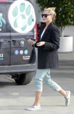 SOPHIA THOMALLA at a Gas Station with Her Aston Martin in Los Angeles 03/20/2018