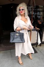 SOPHIA VEGAS WOLLERSHEIN Leaves Il Pastaio in Beverly Hills 03/07/2018