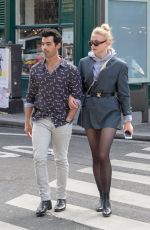 SOPHIE TURNER and Joe Jonas Out Shopping in Paris 03/05/2018