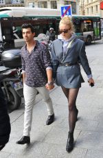 SOPHIE TURNER and Joe Jonas Out Shopping in Paris 03/05/2018