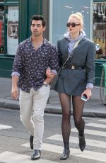 SOPHIE TURNER and Joe Jonas Out Shopping in Paris 03/05/2018