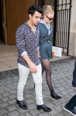 SOPHIE TURNER and Joe Jonas Out Shopping in Paris 03/05/2018