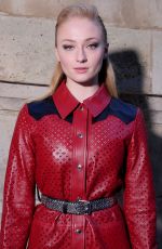 SOPHIE TURNER at Louis Vuitton Fashion Show in Paris 03/06/2018