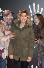 STACEY SOLOMON at The Walking Dead: The Ride Media Night at Thorpe Park in London 03/29/2018