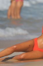 STEPH CLAIR SMITH in Bikini on the Set of a Photoshoot at Bondi Beach 03/29/2018