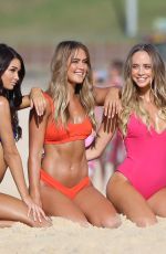STEPH CLAIR SMITH in Bikini on the Set of a Photoshoot at Bondi Beach 03/29/2018