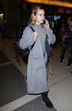 SUKI WATERHOUSE at LAX Airport in Los Angeles 03/29/2018